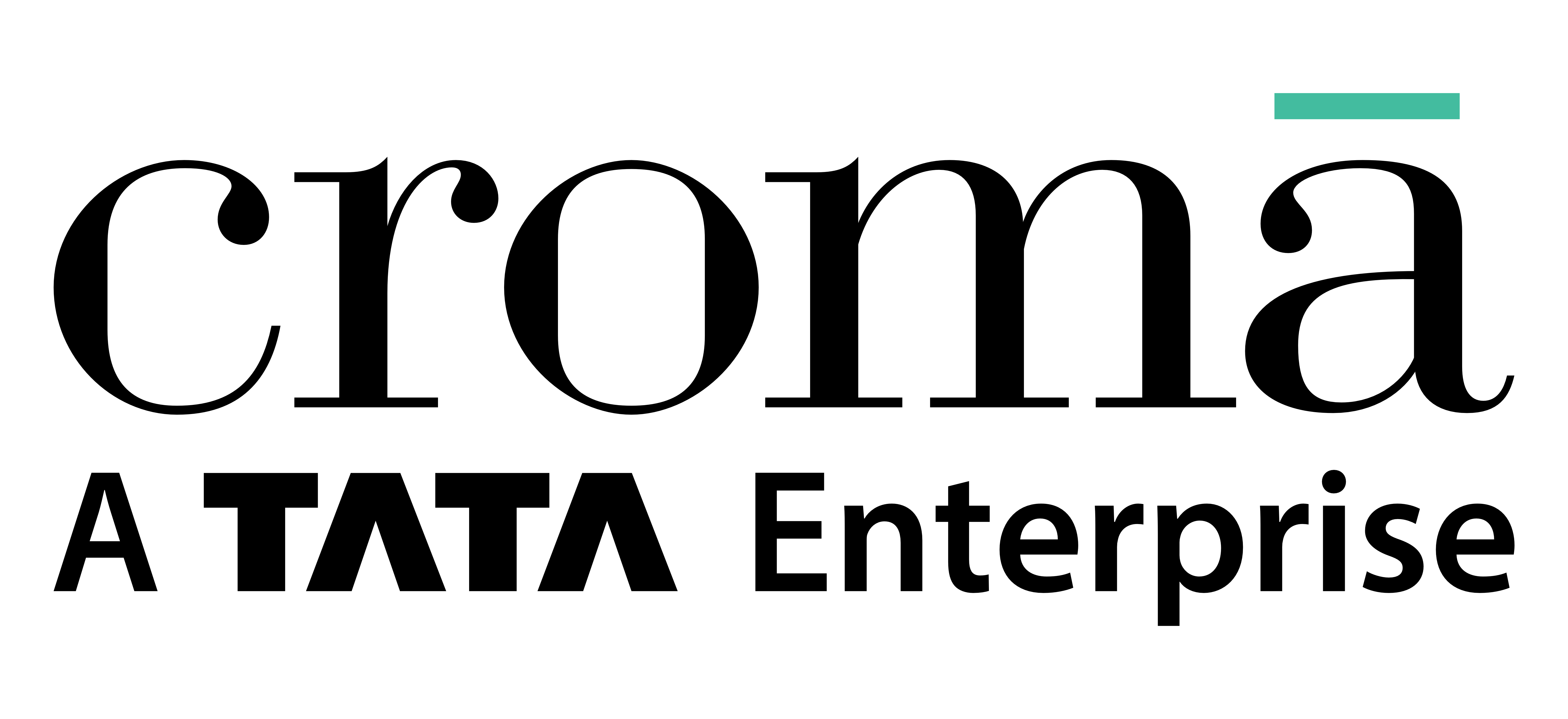 CROMA TATA Logo Black